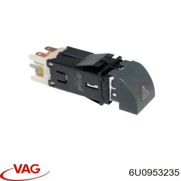 Кнопка включення аварійної сигналізації VAG 6U0953235 ціна, від 5.14 USD