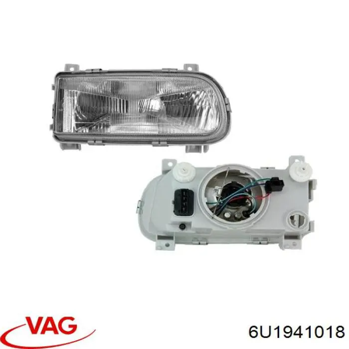 Основна фара - вставка VAG 6U1941018 ціна, від 34.69 USD