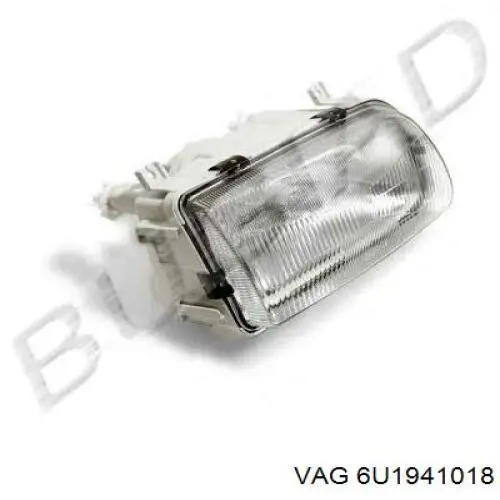 Купити 6U1941018 VAG Права блок фара