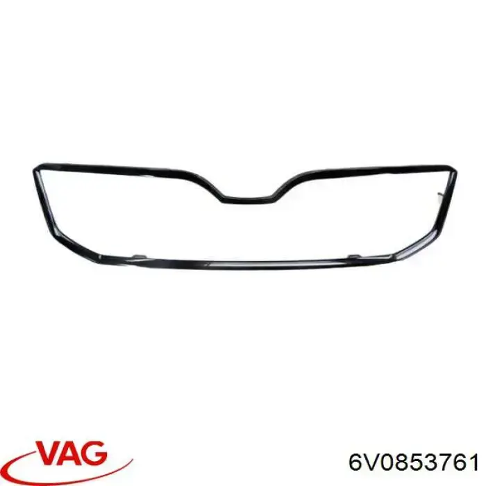Накладка (рамка) решітки радіатора VAG 6V0853761 ціна, від 21.94 USD