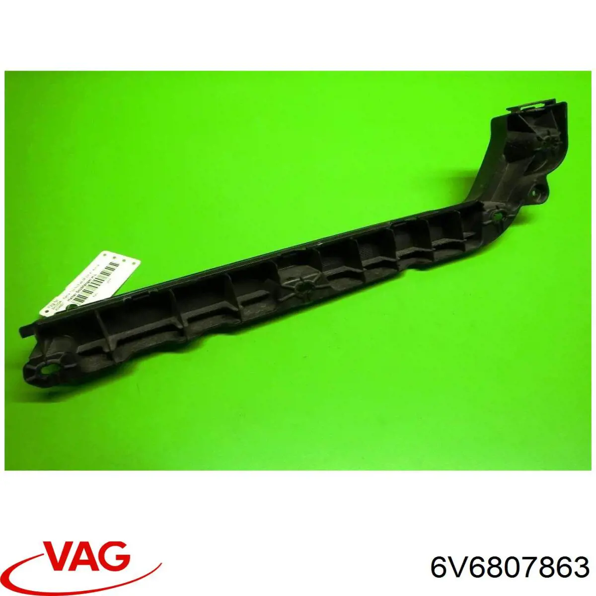 6V6807863 VAG Лівий кронштейн кріплення бампера заднього