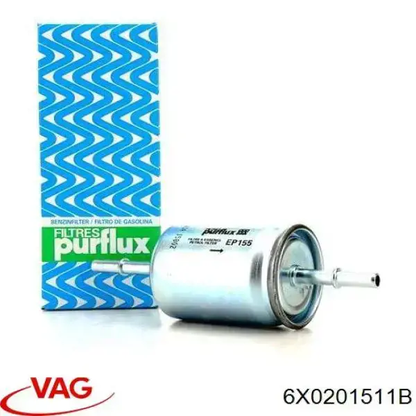 6X0201511B VAG фільтр паливний
