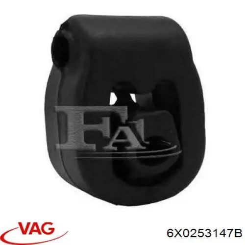 Подушка кріплення глушника VAG 6X0253147B ціна, від 1.43 USD