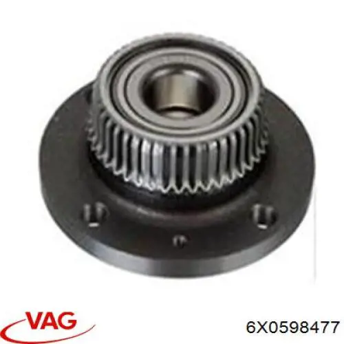 Купити 6X0598477 VAG Підшипник ступиці колеса