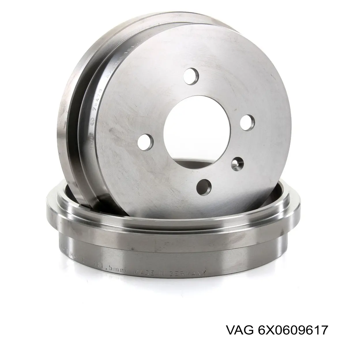 Барабан гальмівний задній VAG 6X0609617 ціна, від 41.24 USD