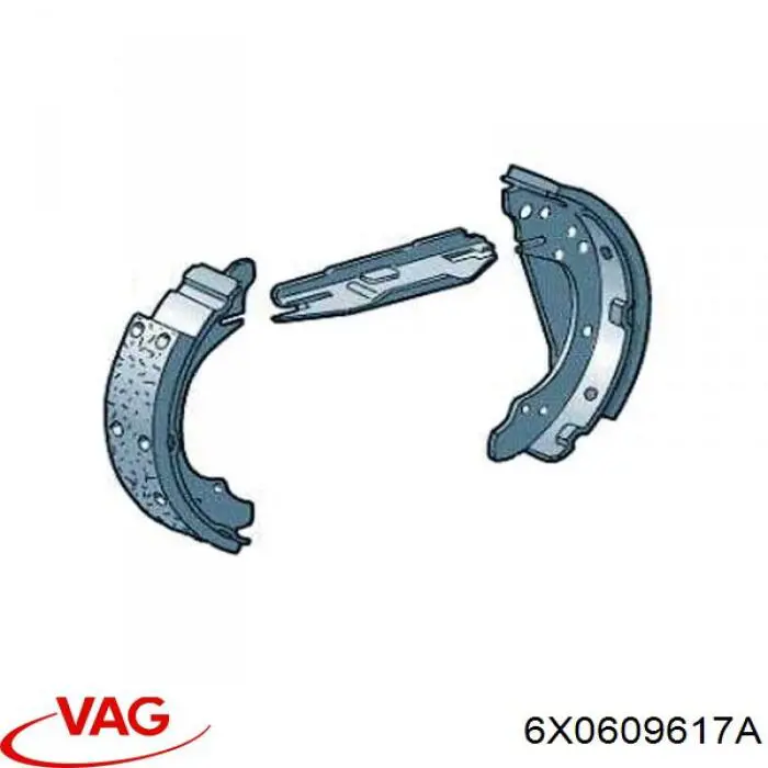 Барабан гальмівний задній 6X0609617A VAG