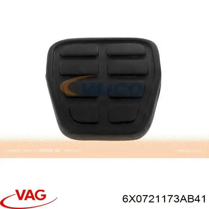 Накладка педалі зчеплення VAG 6X0721173AB41 ціна, від 1.19 USD