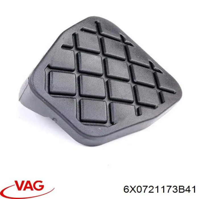 6X0721173B41 VAG накладка педалей, комплект