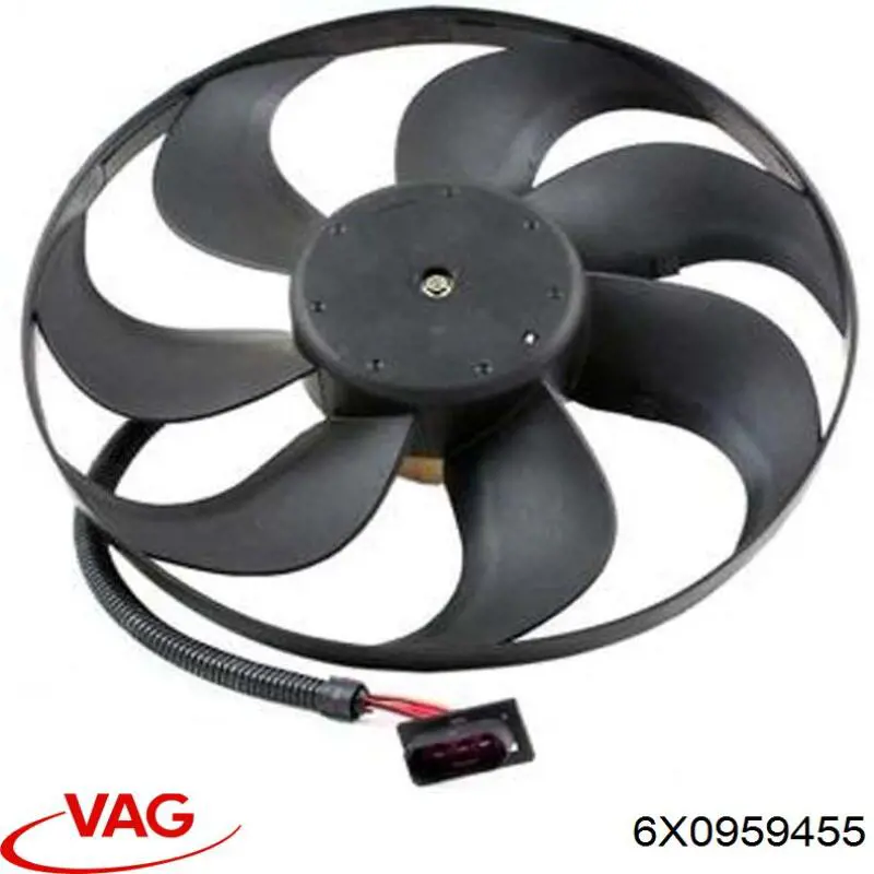 Вентилятор радіатора VAG 6X0959455 ціна, від 50.03 USD