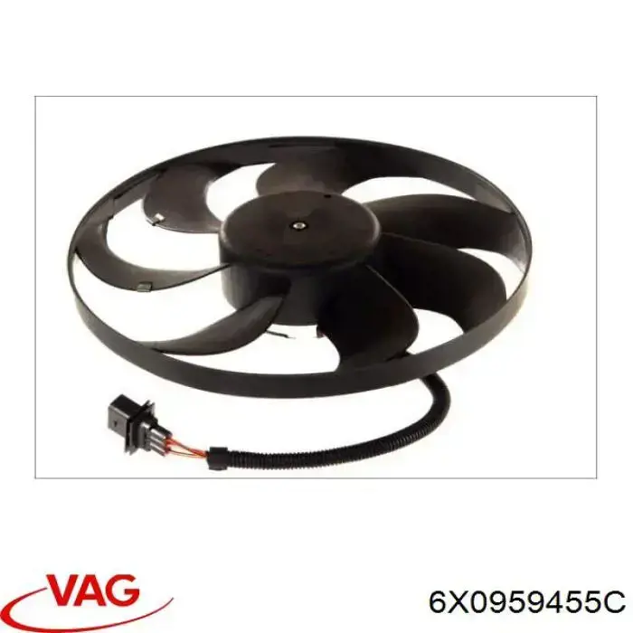 Вентилятор радіатора VAG 6X0959455C ціна, від 56.57 USD