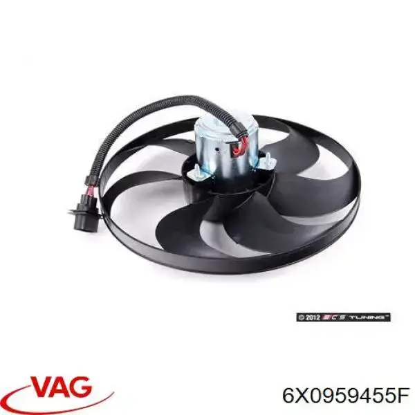 6X0959455F VAG Електровентилятор радіатора
