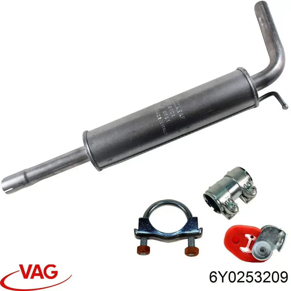 Купити 6Y0253209 VAG Вихлопна труба