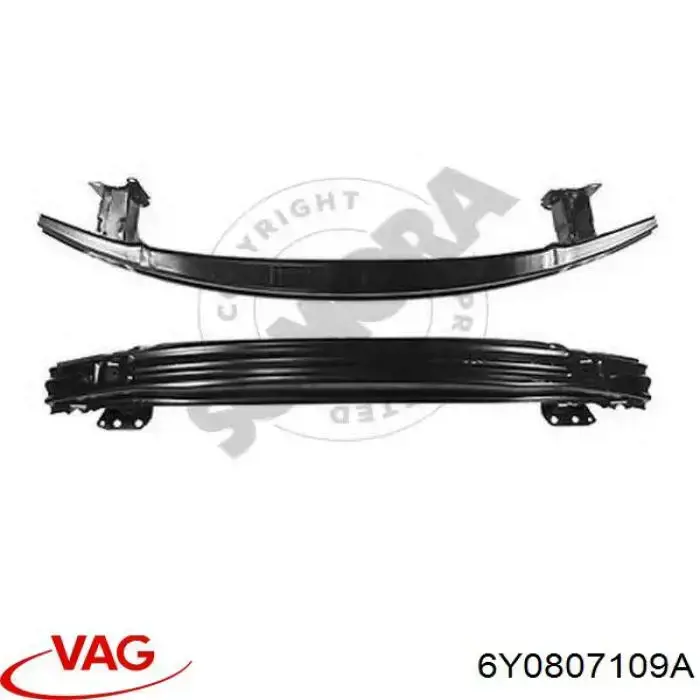 Шина бампера переднього VAG 6Y0807109A ціна, від 20.53 USD
