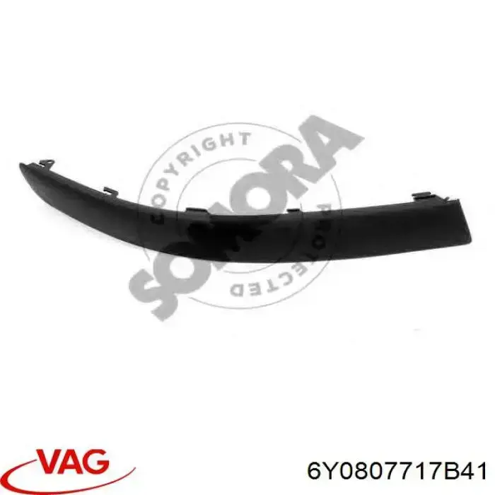 Накладка бампера переднього, ліва VAG 6Y0807717B41 ціна, від 3.80 USD