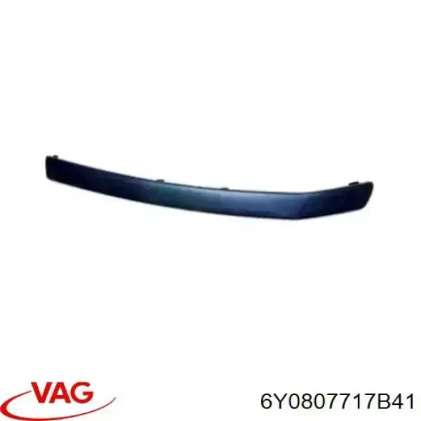 Купити 6Y0807717B41 VAG Накладка бампера переднього, ліва