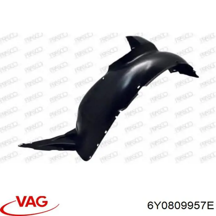 Підкрилок переднього крила, лівий VAG 6Y0809957E ціна, від 13.98 USD