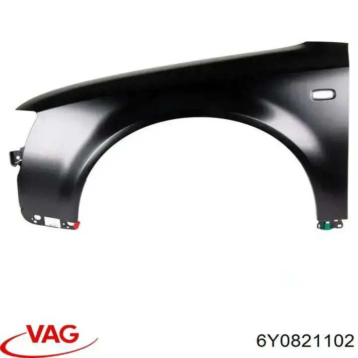 Крило переднє праве VAG 6Y0821102 ціна, від 47.22 USD