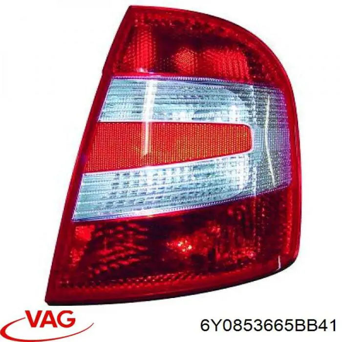 Купити 6Y0853665BB41 VAG Решітка переднього бампера, ліва