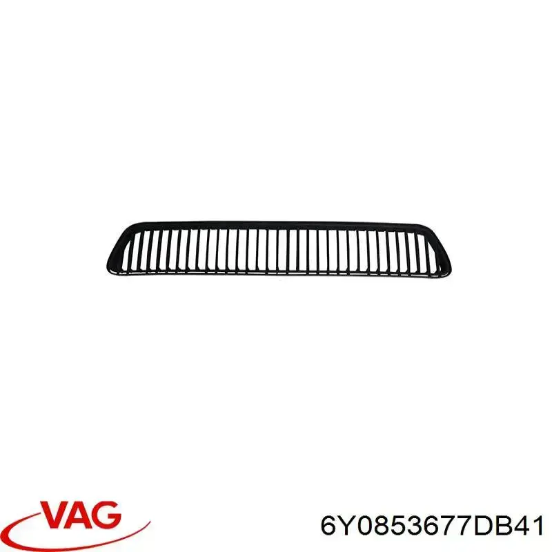 Решітка переднього бампера, центральна VAG 6Y0853677DB41 ціна, від 10.24 USD