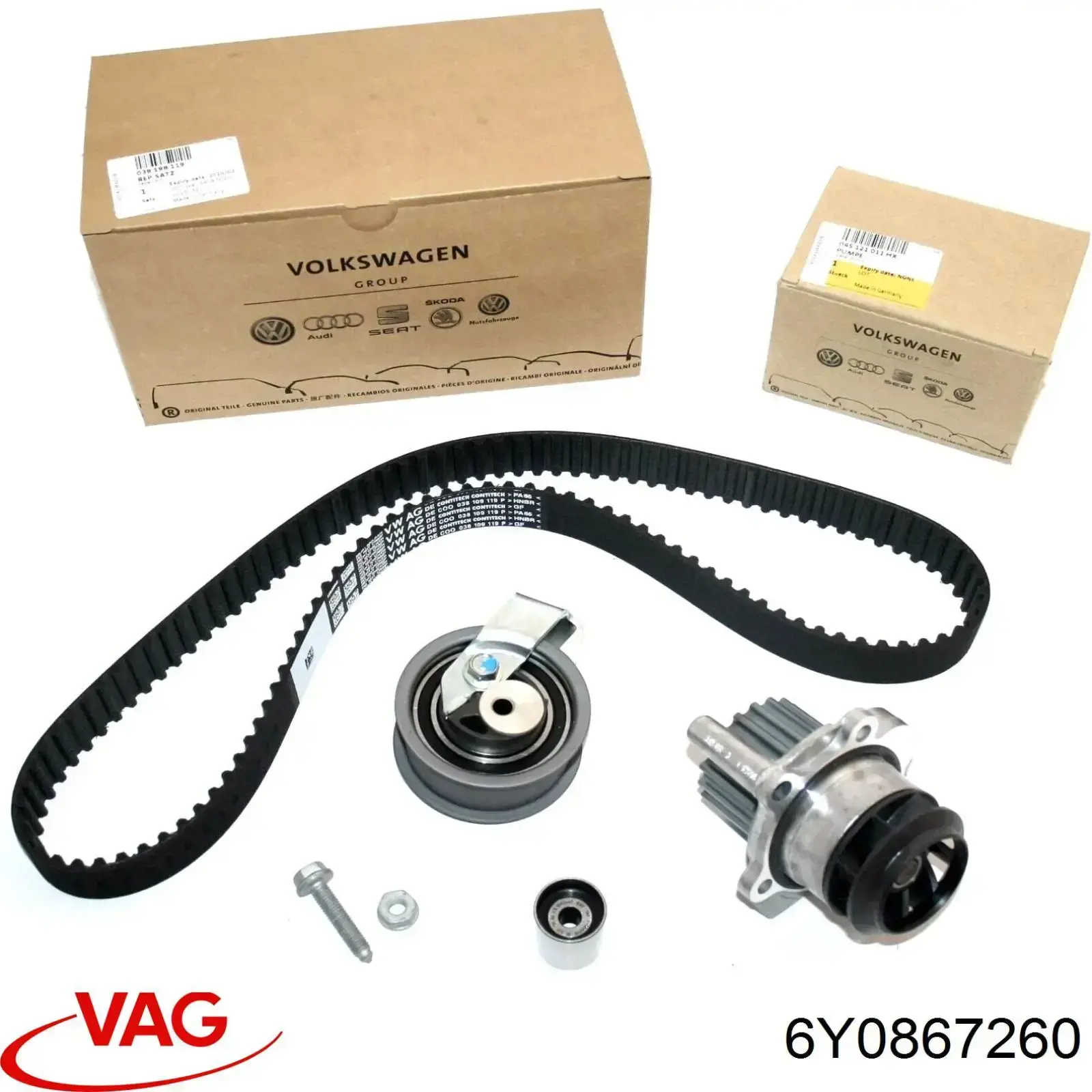 6Y0867260 VAG Пістон (кліп) кріплення обшивки дверей