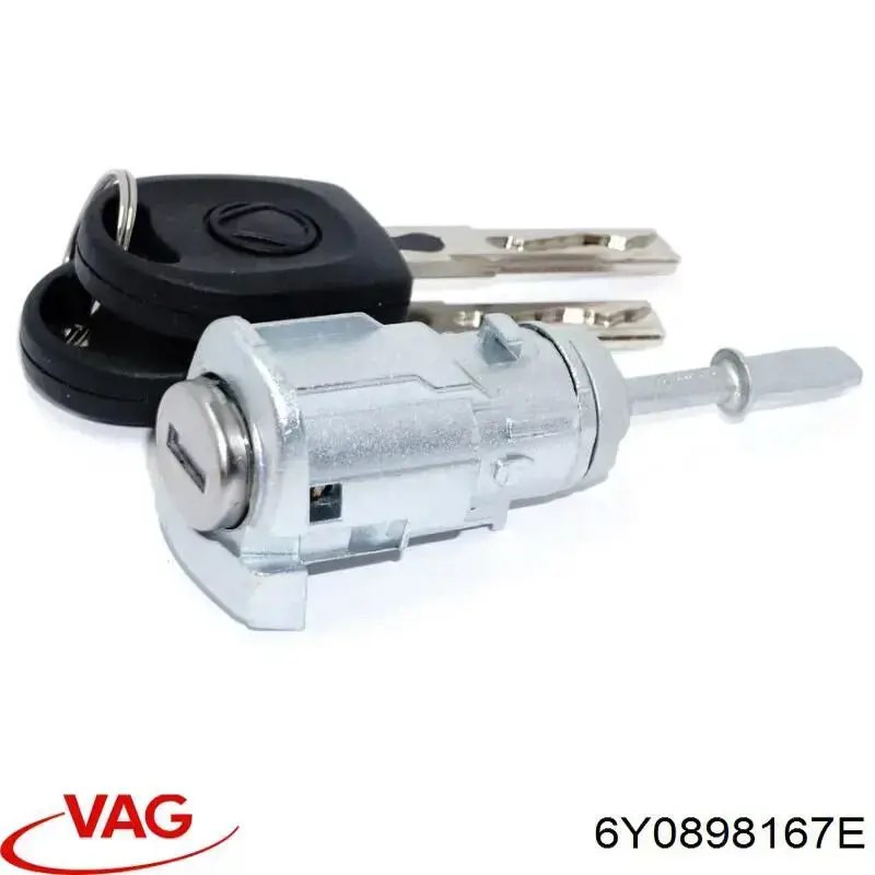 6Y0898167E VAG личинка замка дверей передньої, лівою - купити