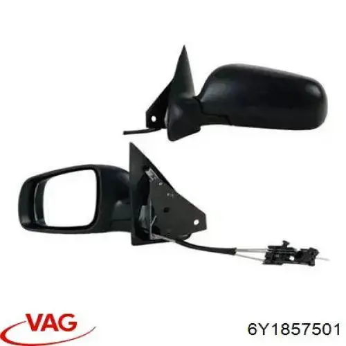 Ліве бічне дзеркало VAG 6Y1857501 ціна, від 30.36 USD