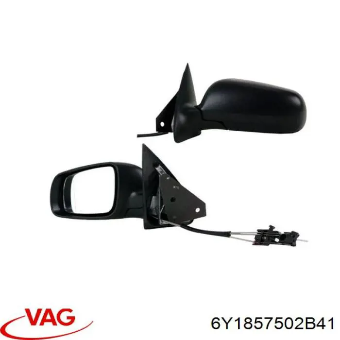 Праве бічне дзеркало VAG 6Y1857502B41 ціна, від 31.66 USD