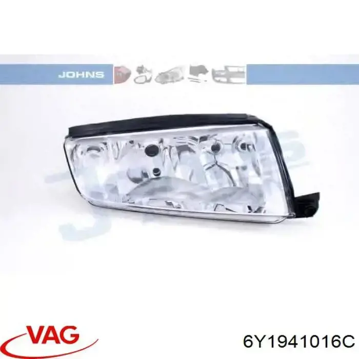 Основна фара - вставка VAG 6Y1941016C ціна, від 71.99 USD