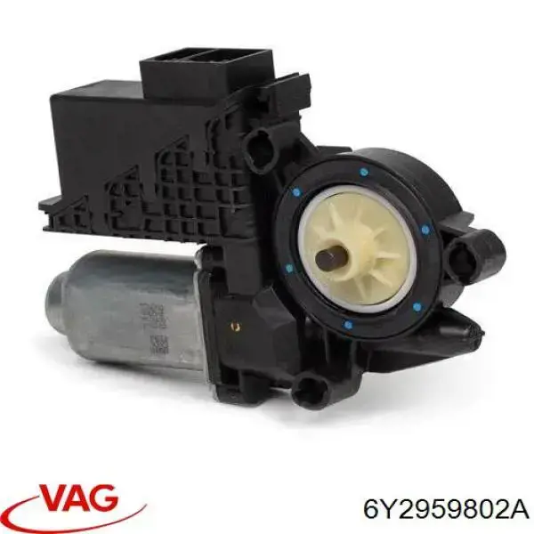 Купити 6Y2959802A VAG Двигун склопідіймача двері передньої, лівої