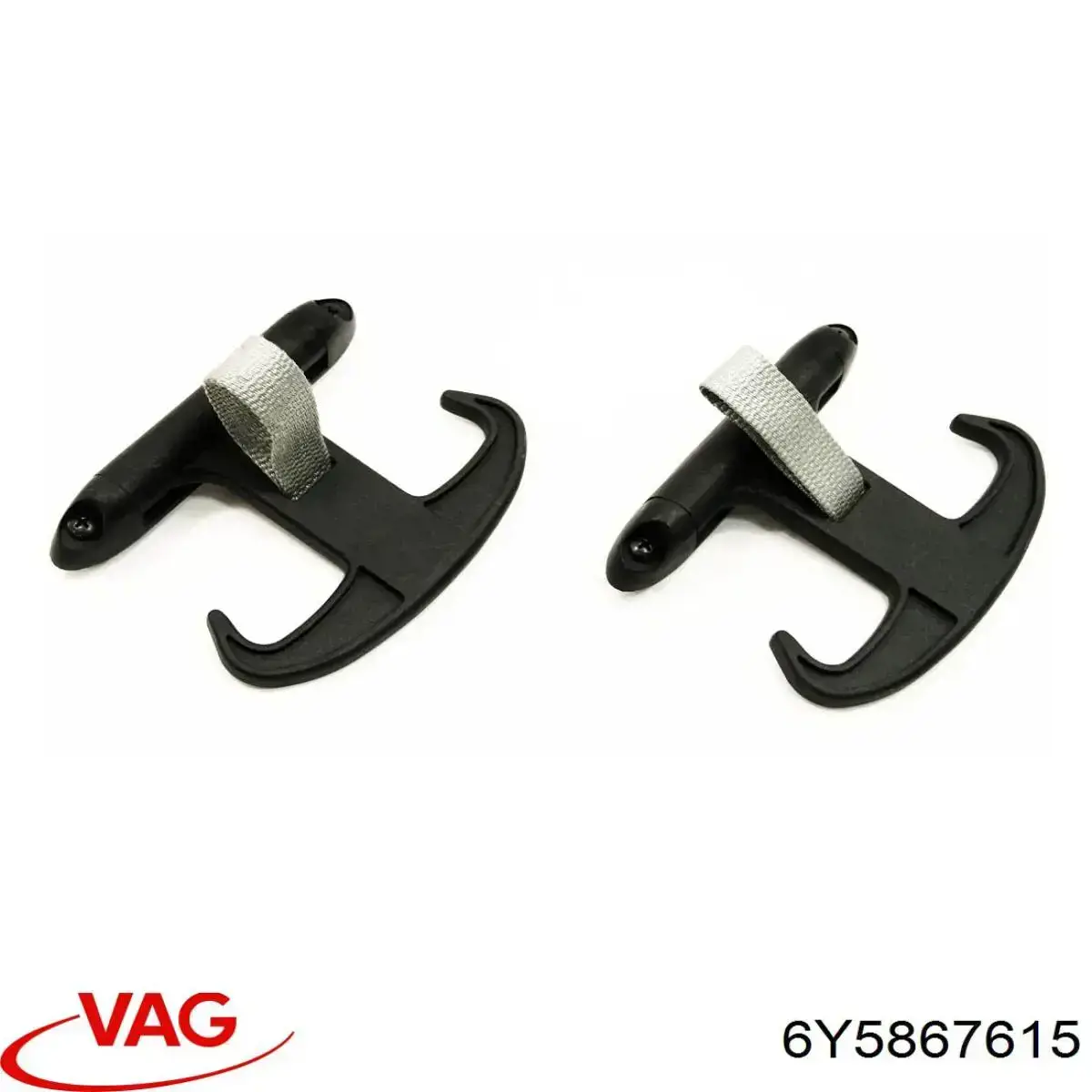 Гачок для сумок багажного відділення VAG 6Y5867615 ціна, від 10.13 USD