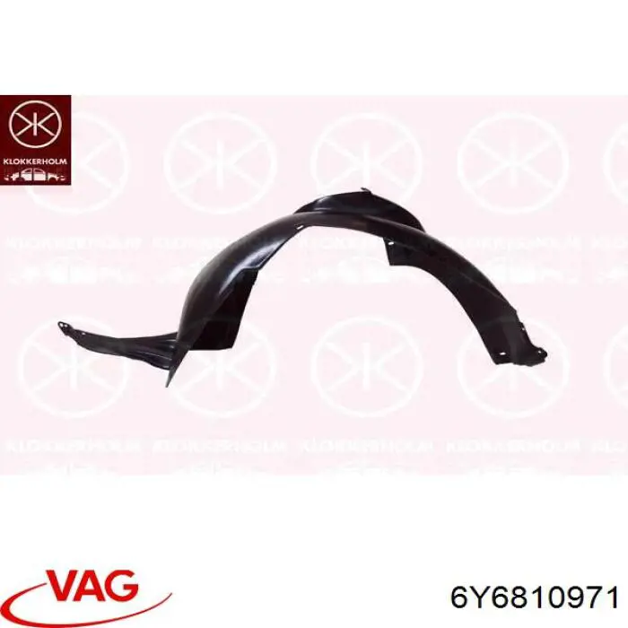 Підкрилок заднього крила, лівий VAG 6Y6810971 ціна, від 10.65 USD