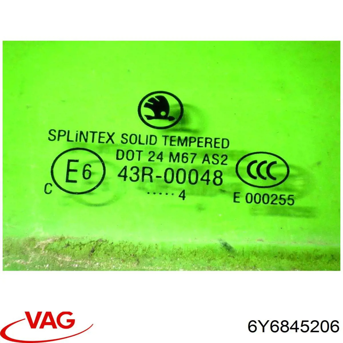 Скло заднє праве VAG 6Y6845206 ціна, від 12.67 USD