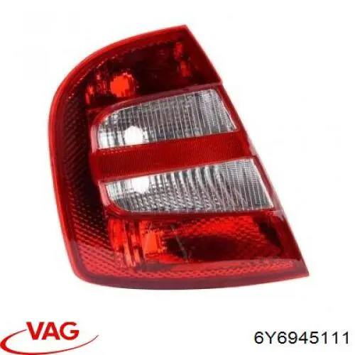 Ліхтар задній лівий VAG 6Y6945111 ціна, від 24.52 USD
