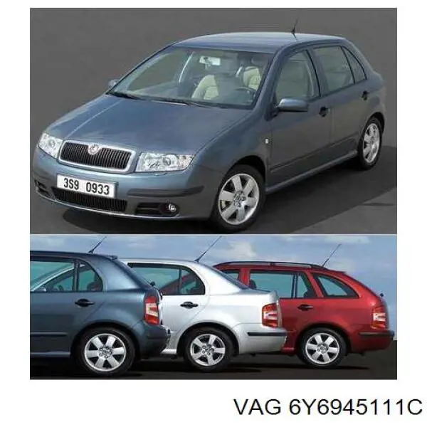 Ліхтар задній лівий VAG 6Y6945111C ціна, від 45.07 USD