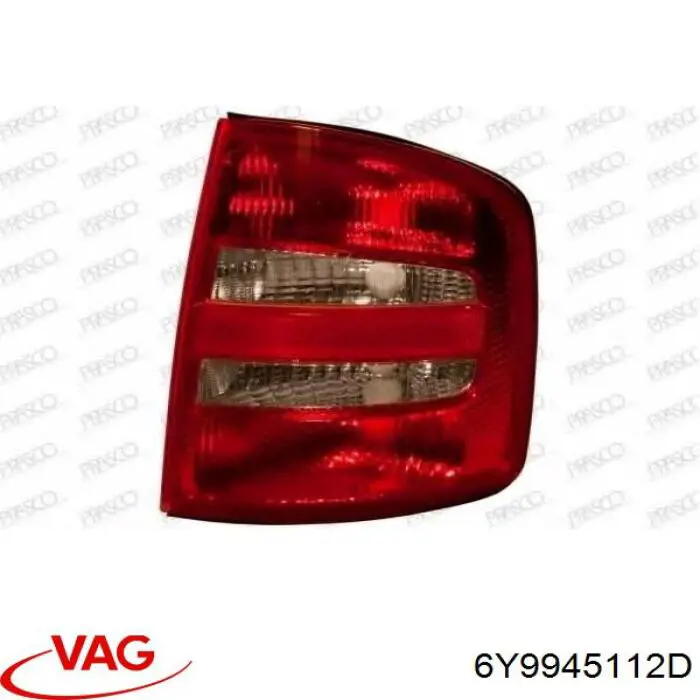 Задні ліхтарі VAG 6Y9945112D ціна, від 40.76 USD