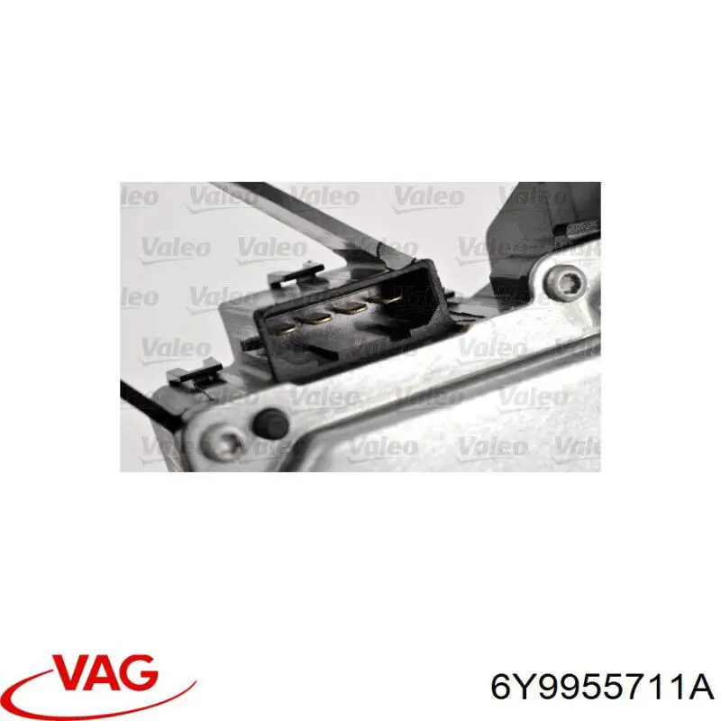 6Y9955711A VAG двигун склоочисника заднього скла