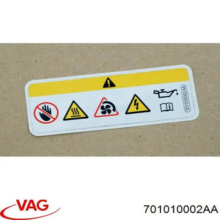 Наклейка на крило переднє VAG 6Q0010302