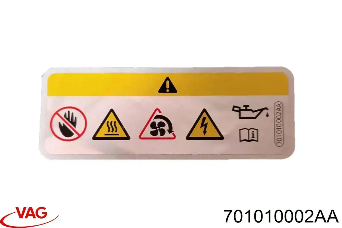 Наклейка на крило переднє VAG 701010002AA ціна, від 5.85 USD