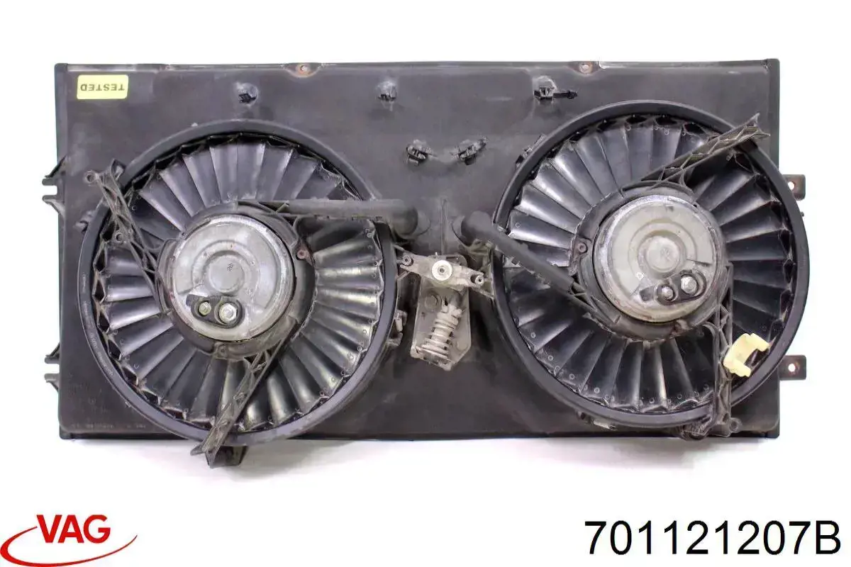 Дифузор (кожух) радіатора охолодження VAG 701121207B ціна, від 11.80 USD