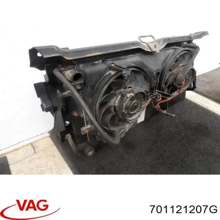 Дифузор (кожух) радіатора охолодження VAG 701121207G ціна, від 14.66 USD
