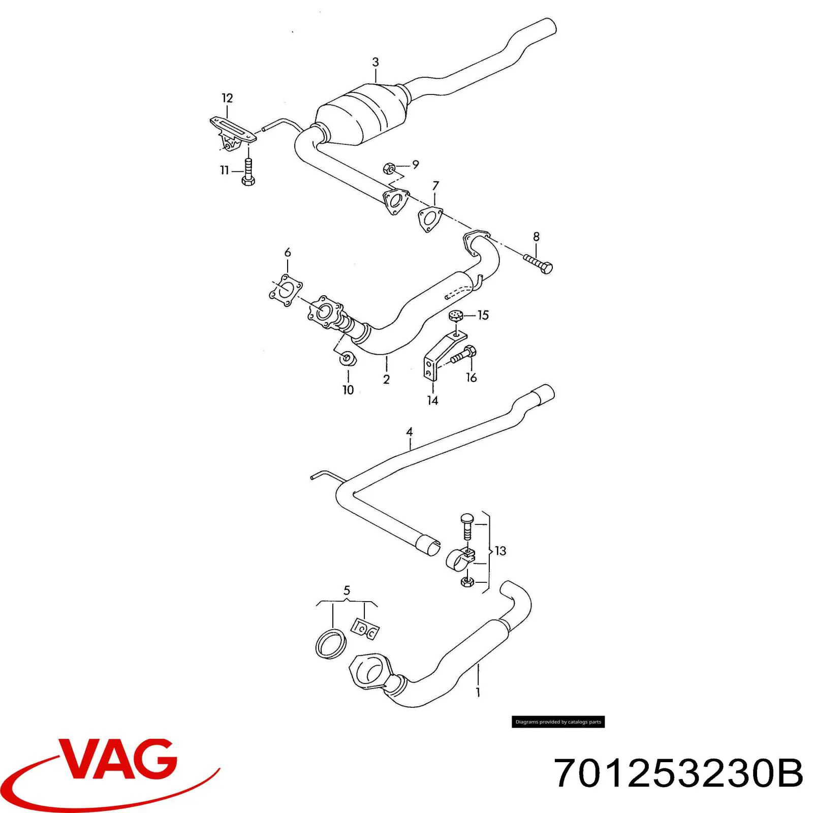 Купити 701253230B VAG 