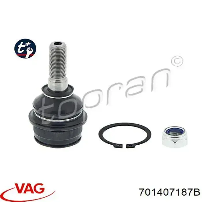 Купити 701407187B VAG Кульова опора, верхня