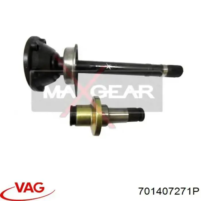 Піввісь передня, права VAG 701407271P ціна, від 105.95 USD