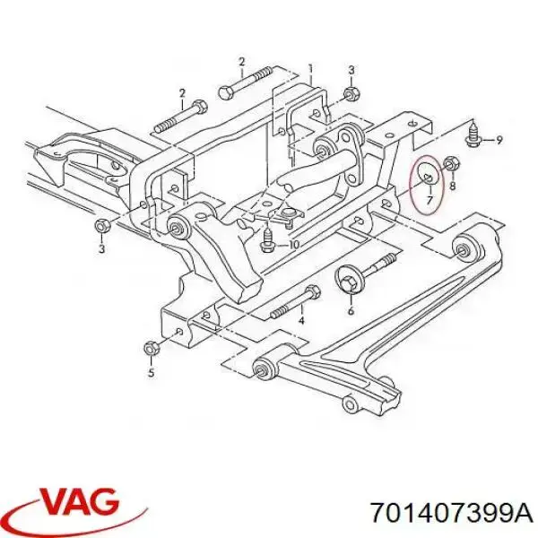  VAG 701407399A ціна, від 1.08 USD
