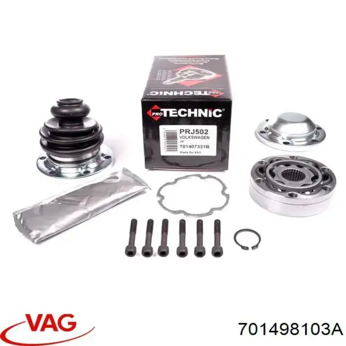 ШРУС внутрішній, передній VAG 701498103A