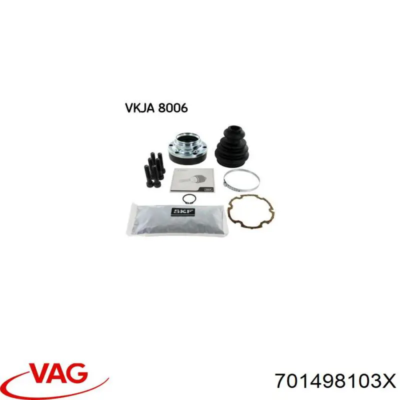 701498103X VAG ШРКШ внутрішній, передній