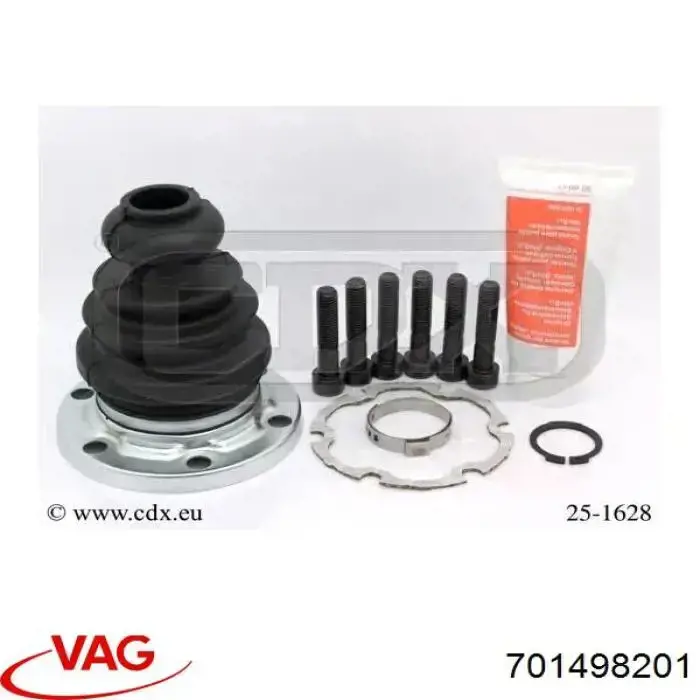 Пильник ШРУСа внутрішній 701498201 VAG