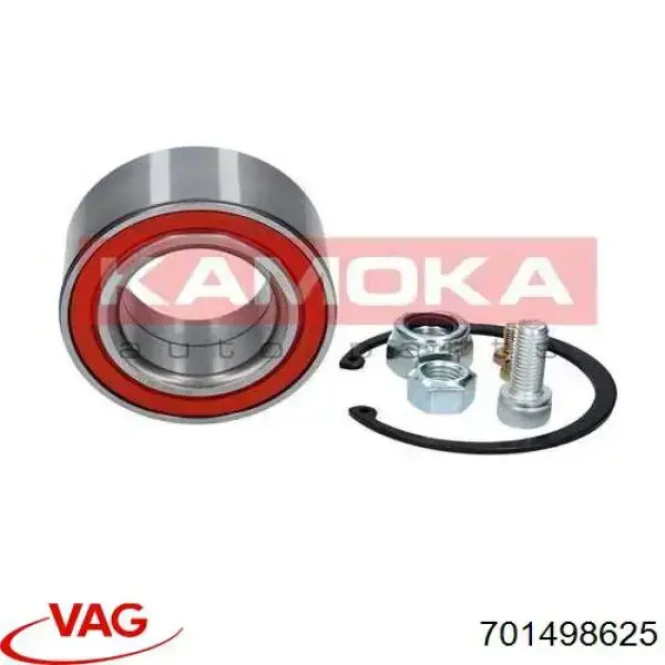 Комплект підшипник маточини передньої VAG 701498625 ціна, від 31.04 USD