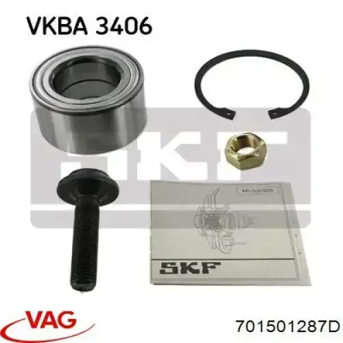 Купити 701501287D VAG Підшипник маточини передньої/задньої