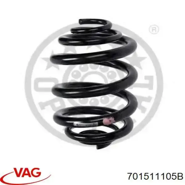 Пружини задні VAG 701511105B
